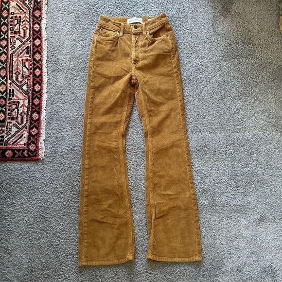 Denim Forum The Marianne High Rise Flare Corduroys - Picture 1 of 8